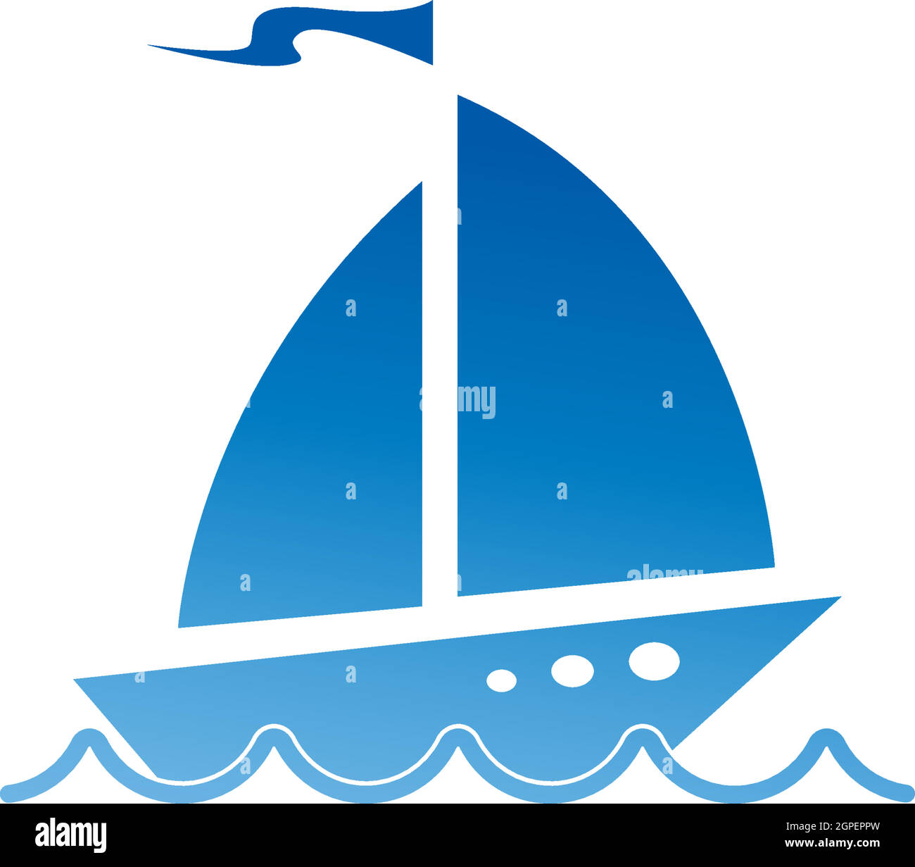 Cruise ship logo icon design template vector Stock Vector Image & Art ...