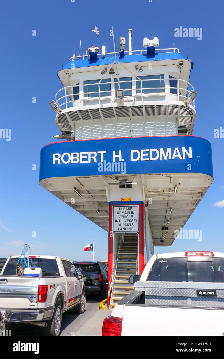Galveston - Bolivar Peninsula Ferries Stock Photo
