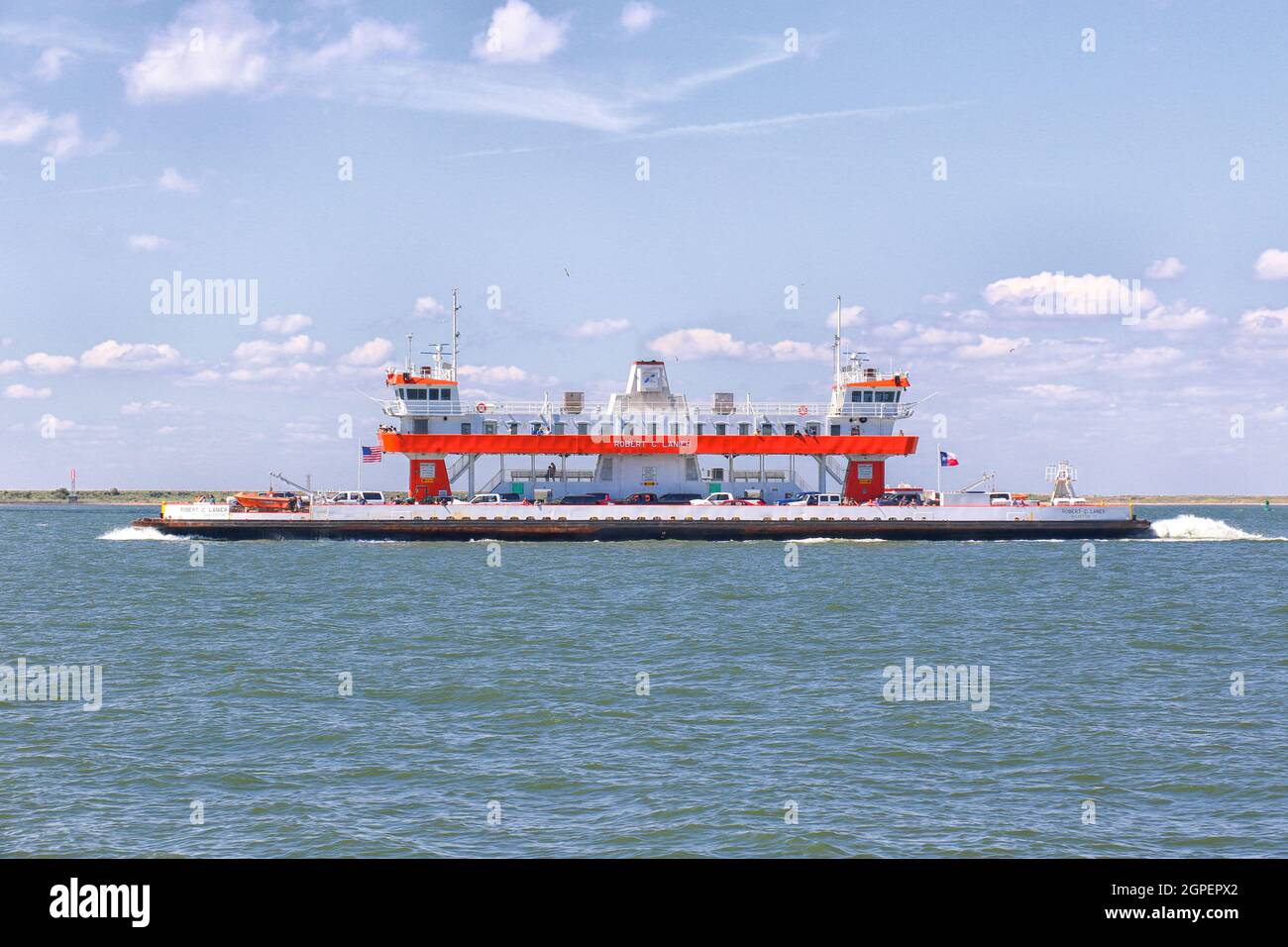 Galveston - Bolivar Peninsula Ferries Stock Photo
