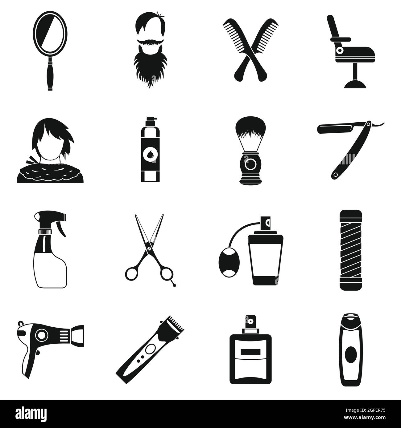 Hairdressing sign Cut Out Stock Images & Pictures - Alamy