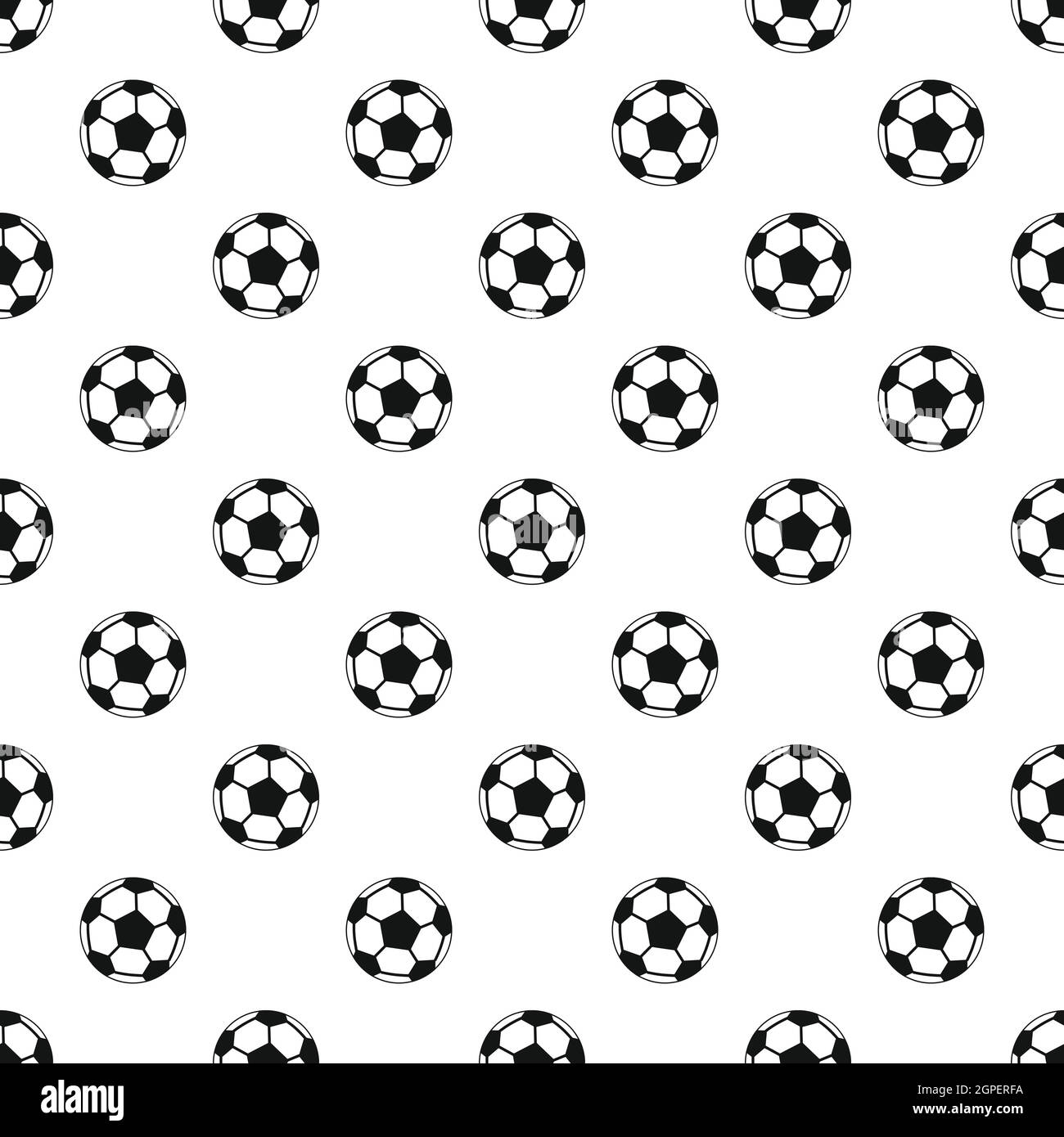 Soccer ball pattern, simple style Stock Vector Image & Art - Alamy