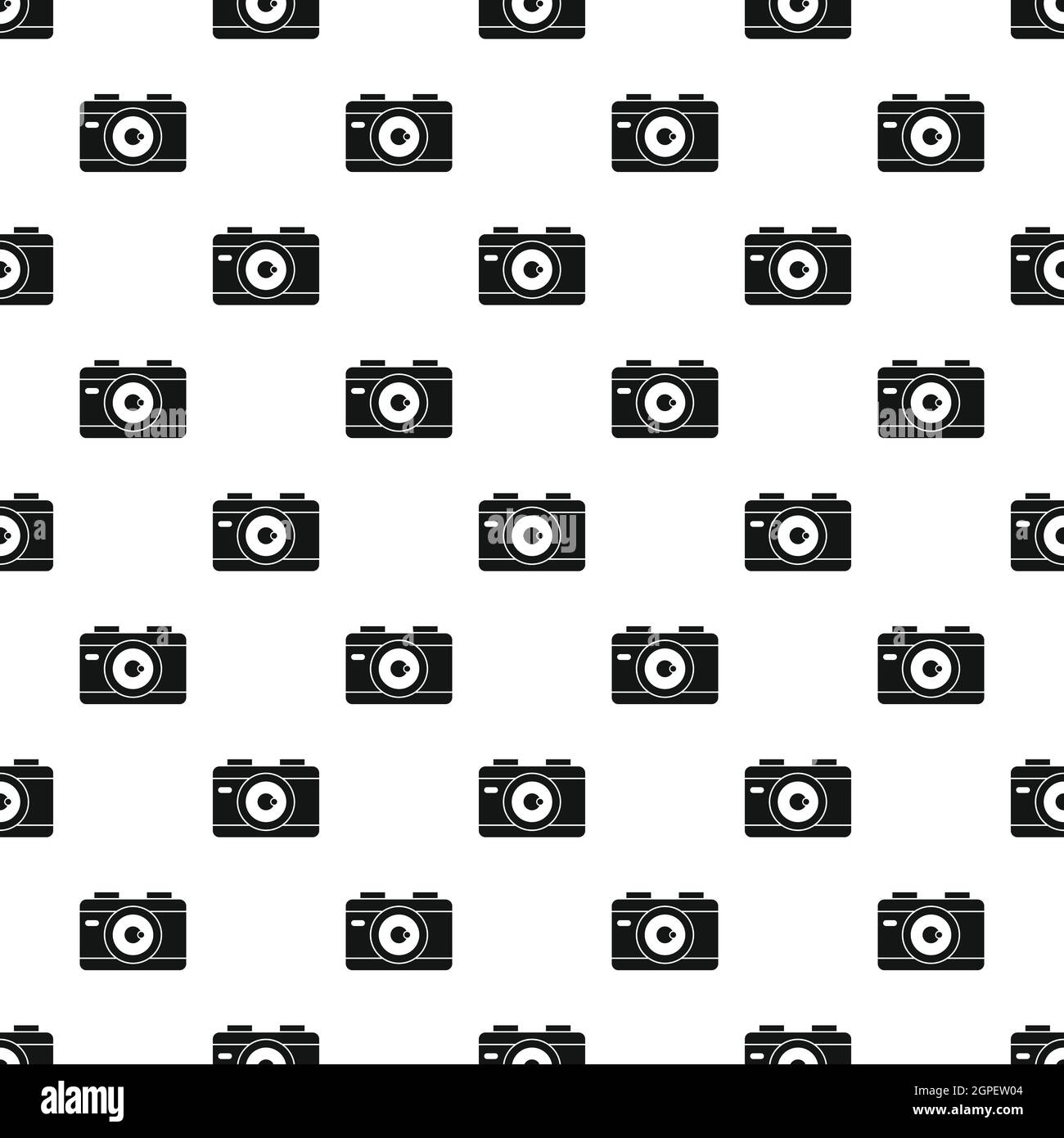 Camera pattern, simple style Stock Vector Image & Art Alamy