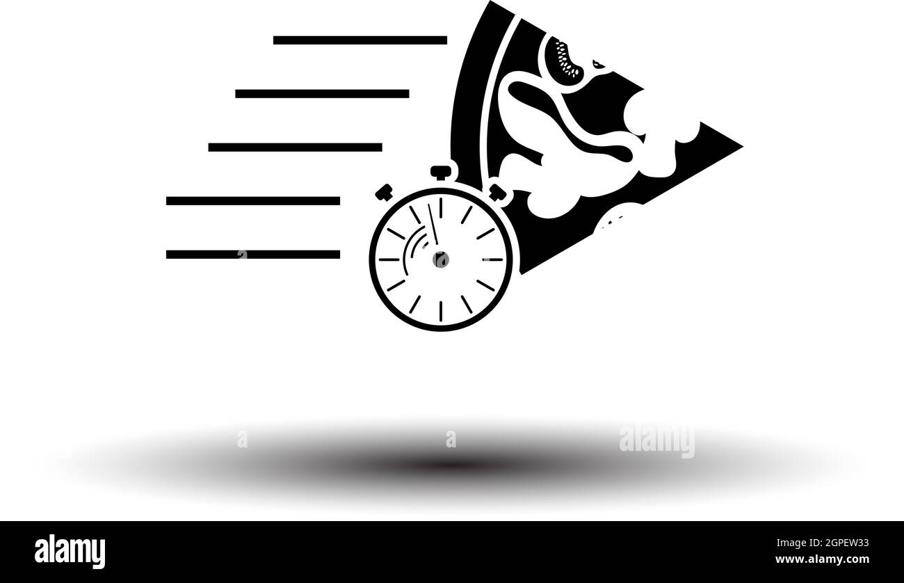 Pizza Delivery Icon Stock Vector Image & Art - Alamy