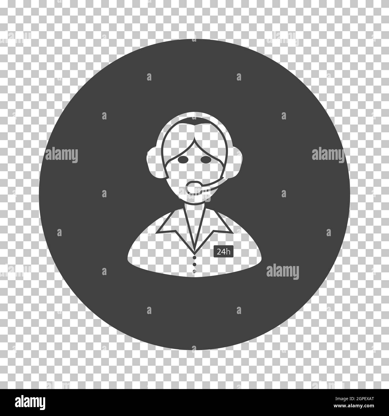24 Hour Operator Icon Stock Vector Image & Art - Alamy