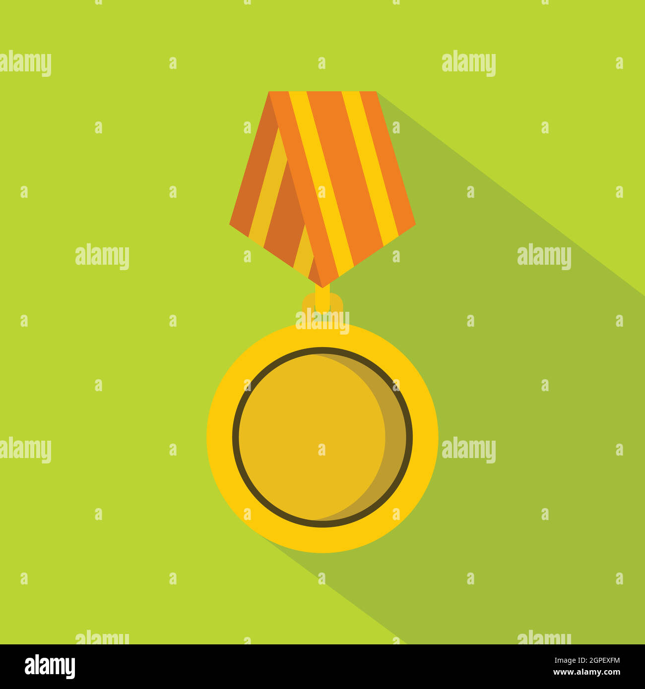 Winning medal icon, flat style Stock Vector Image & Art - Alamy