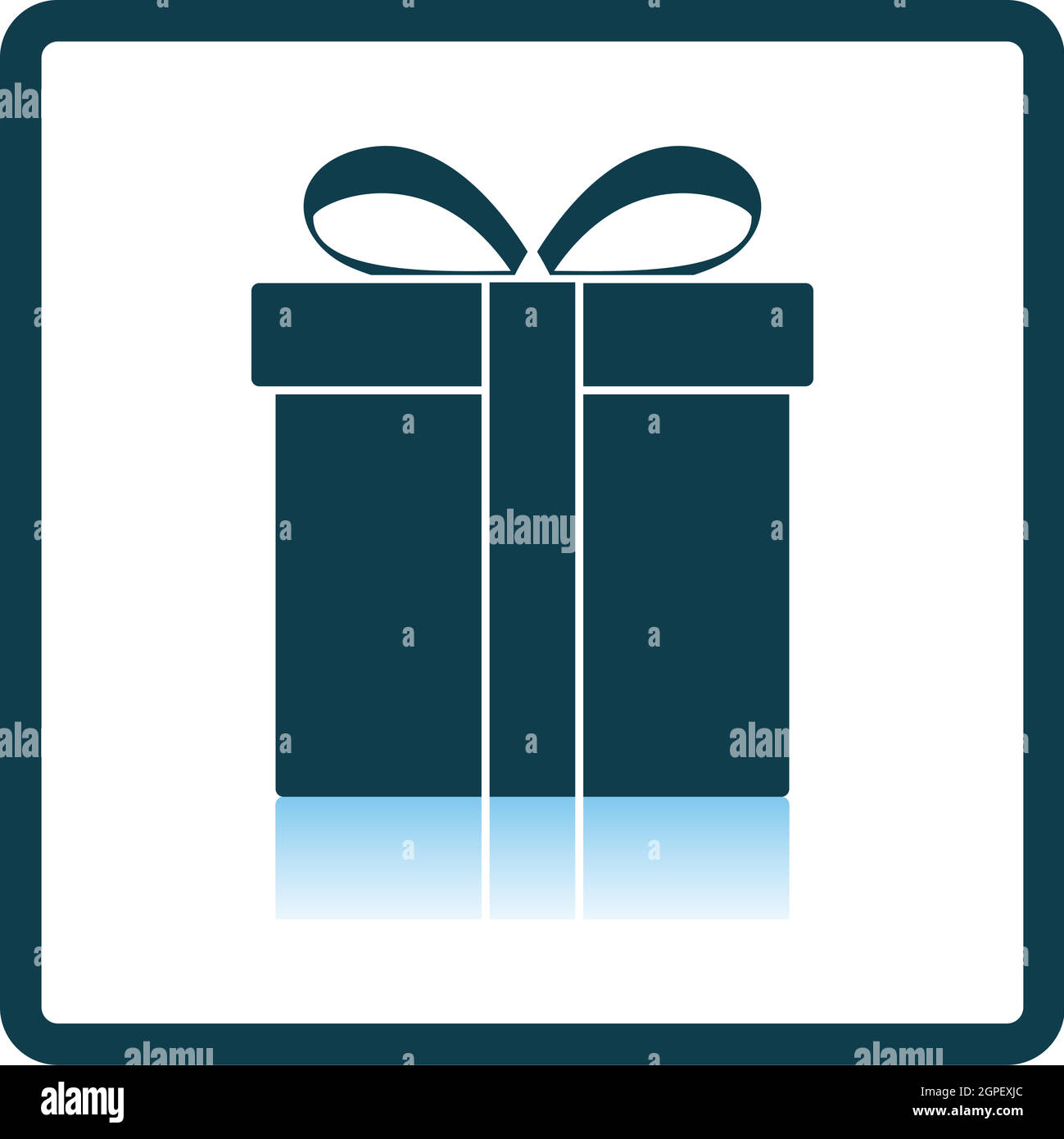 Gift Box Icon Stock Vector