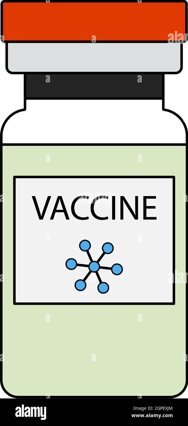 Covid Vaccine Icon Stock Vector