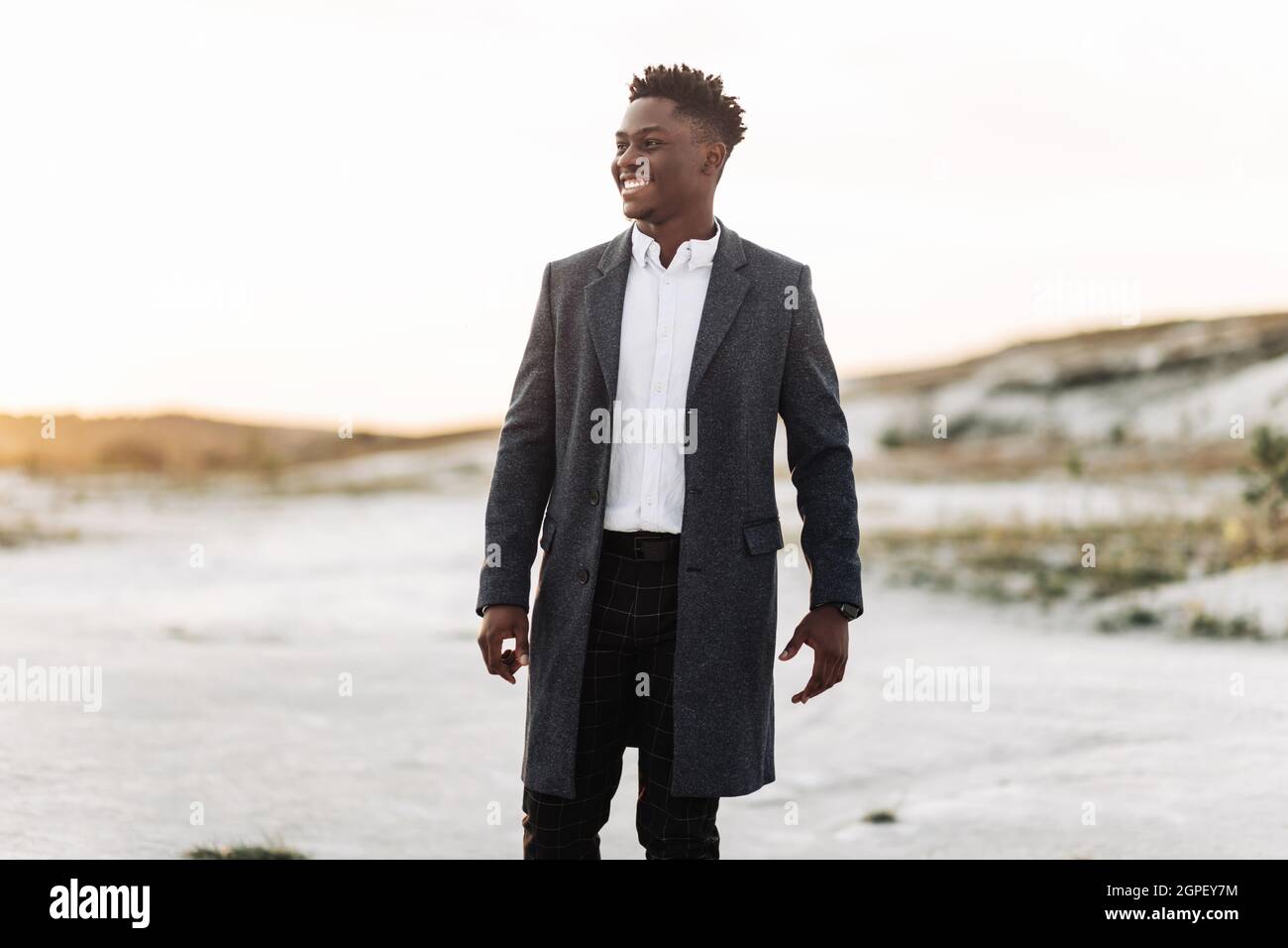 Black coat and white shirt deals
