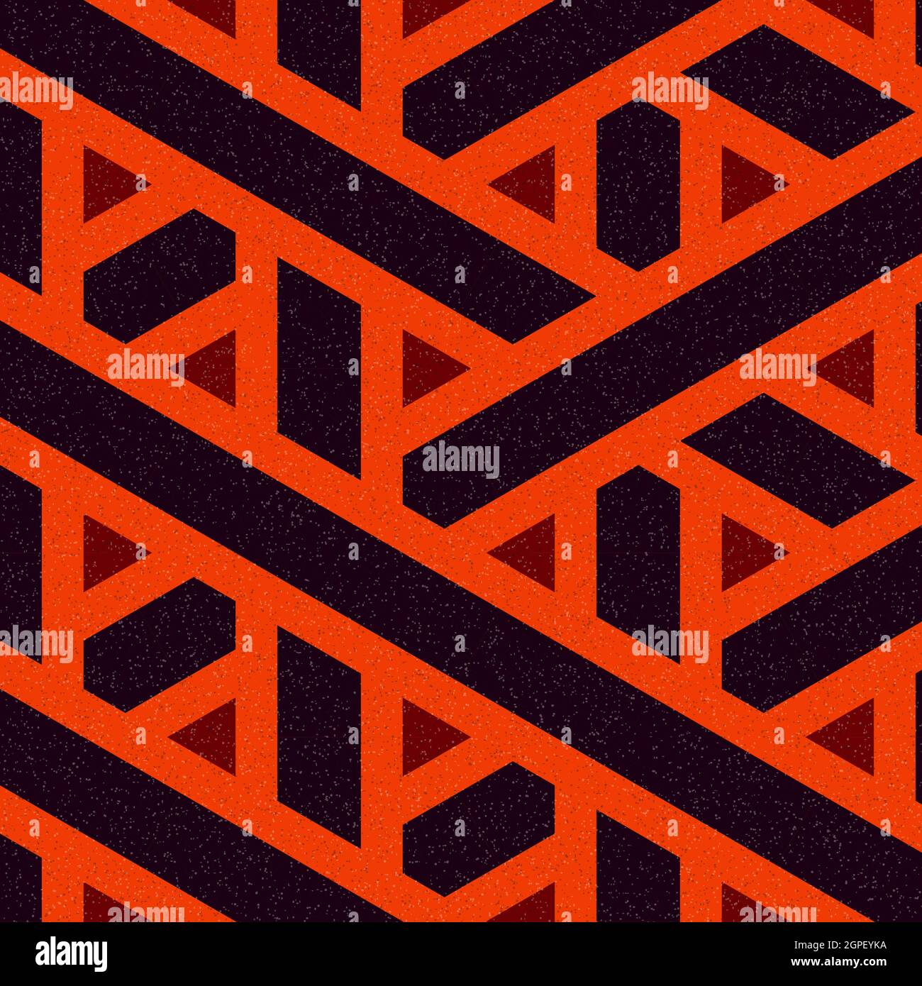 Computer-generated Hexagon Tile Connection art background design illustration Stock Vector