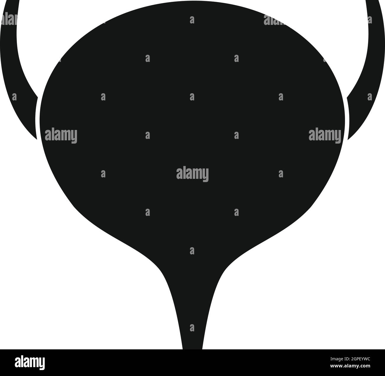 Bladder icon, simple style Stock Vector Image & Art - Alamy