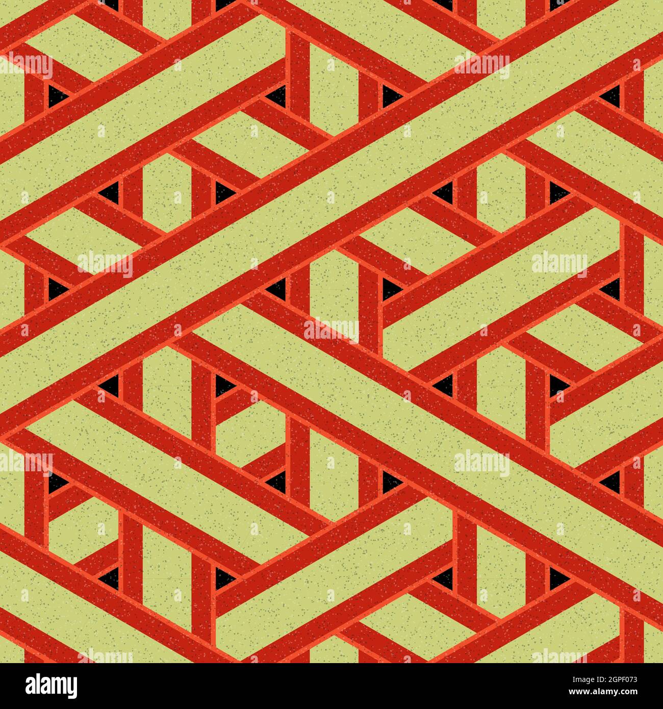 Computer-generated Hexagon Tile Connection art background design illustration Stock Vector