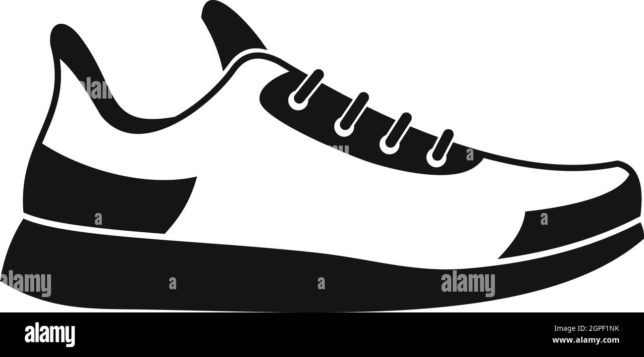Sneaker icon Black and White Stock Photos & Images - Alamy