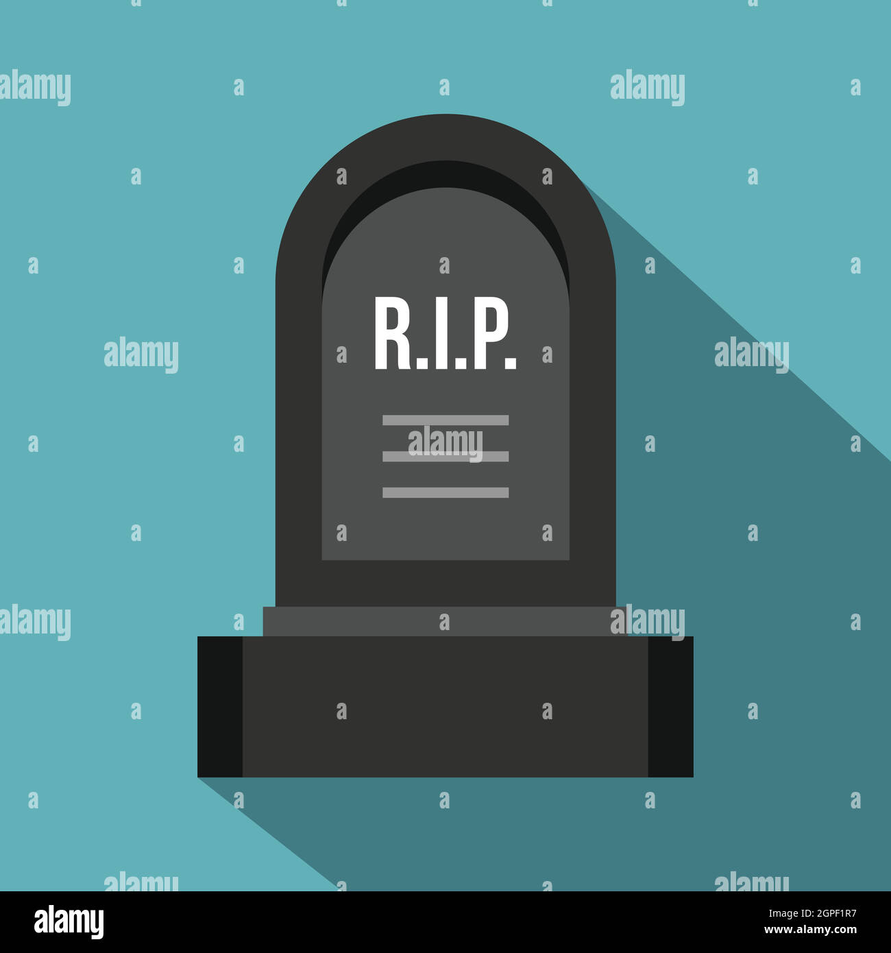 Headstone cross illustration hi-res stock photography and images - Alamy