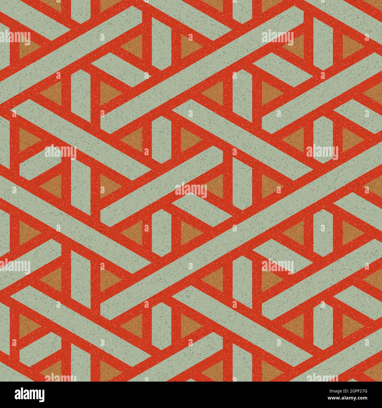 Computer-generated Hexagon Tile Connection art background design illustration Stock Vector