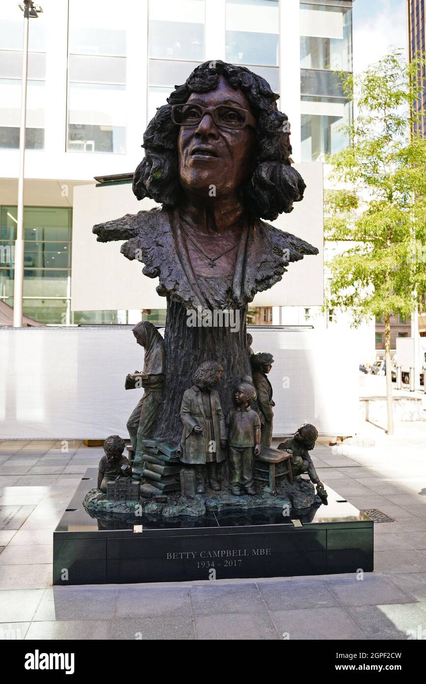 A Statue Of Betty Campbell Wales First Black Headteacher Is Unveiled A Statue Of Betty Campbell Wales First Black Headteacher Is Unveiled