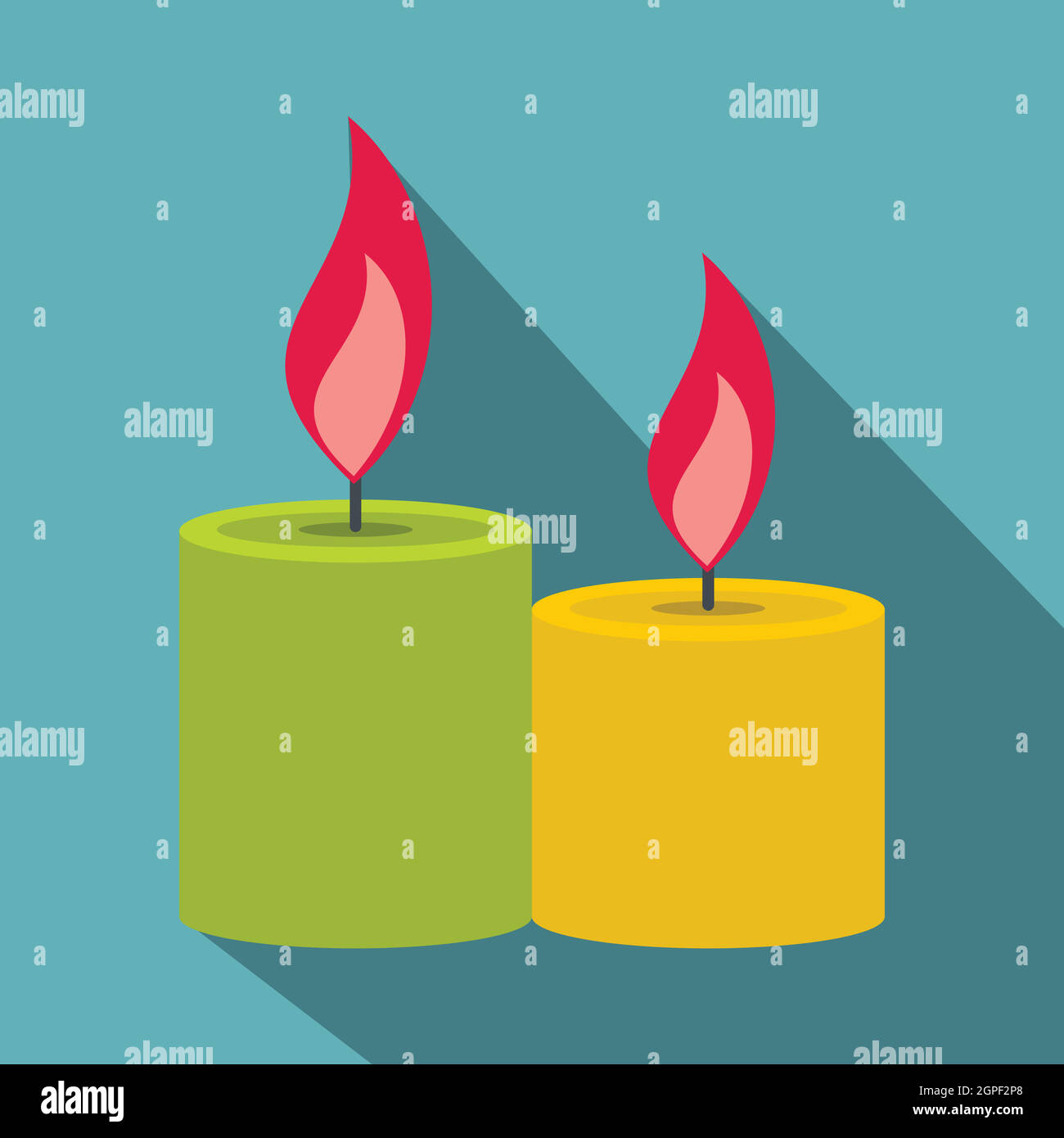 Design of candles Stock Vector Images - Alamy