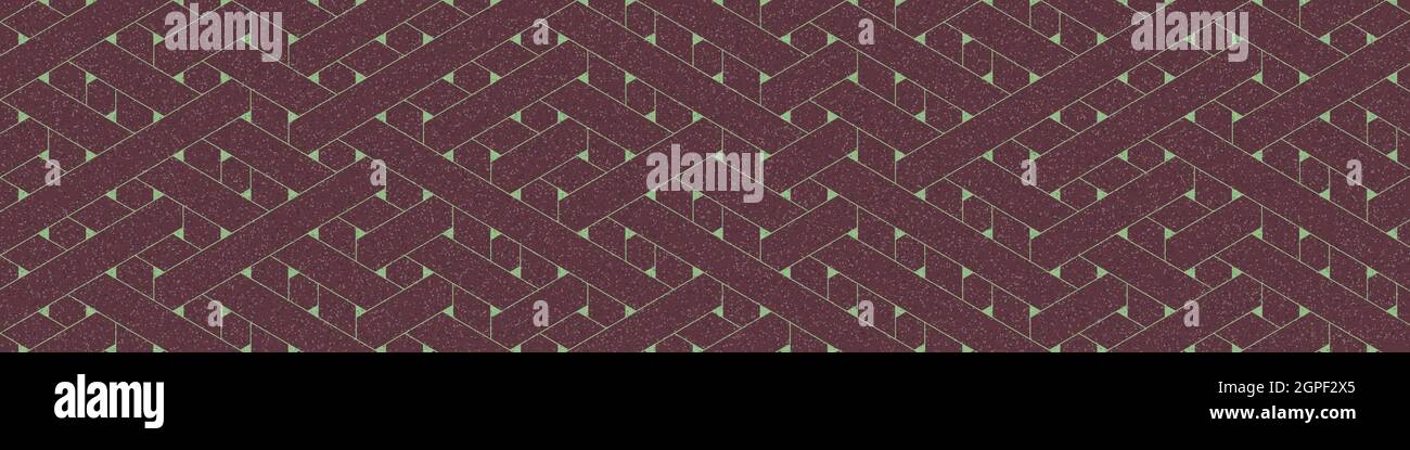 Computer-generated Hexagon Tile Connection art background design illustration Stock Vector