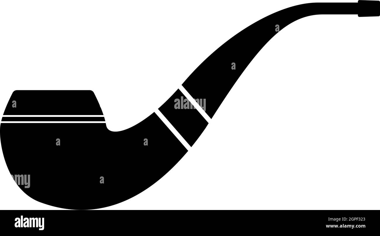 Smoking Pipe Icon Stock Vector Image & Art - Alamy