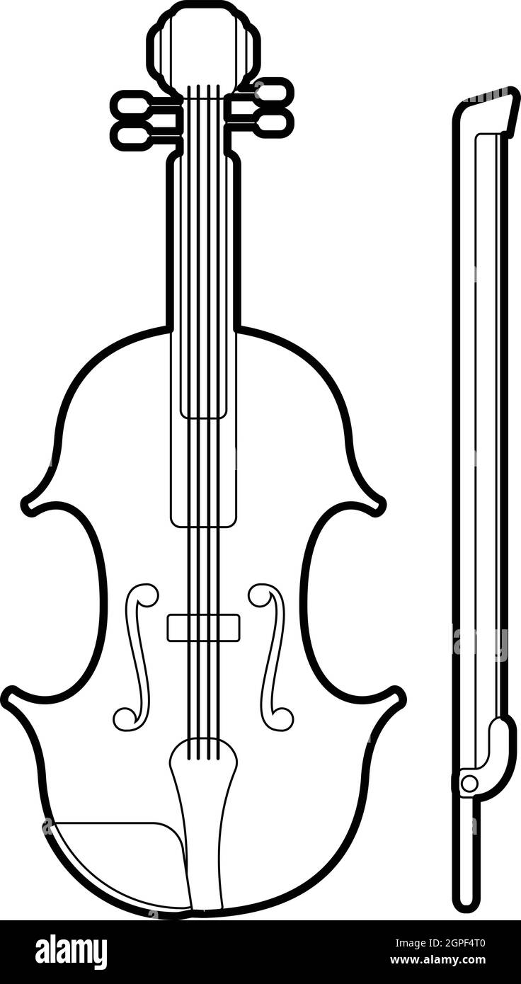Viola icon hi-res stock photography and images - Alamy