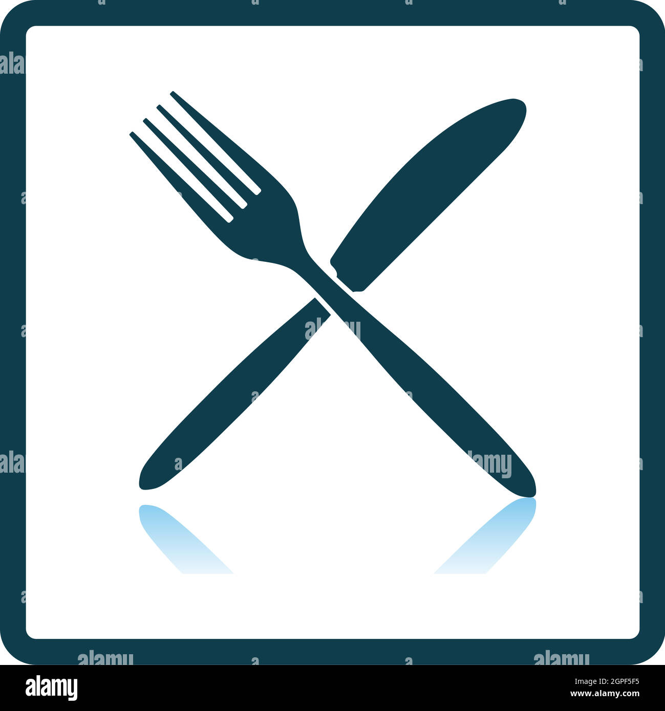 Fork And Knife Icon Stock Vector