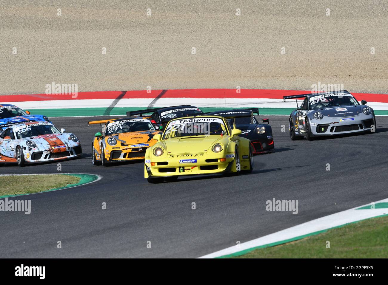 Mugello Circuit, Italy - 23 September 2021: Porsche 993 GT2 R in action ...