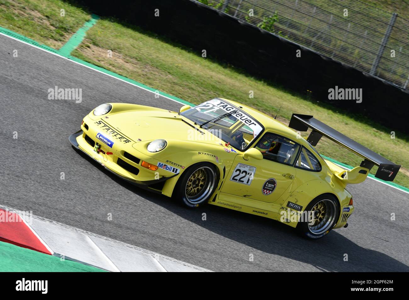 Mugello Circuit, Italy - 23 September 2021: Porsche 993 GT2 R in action ...