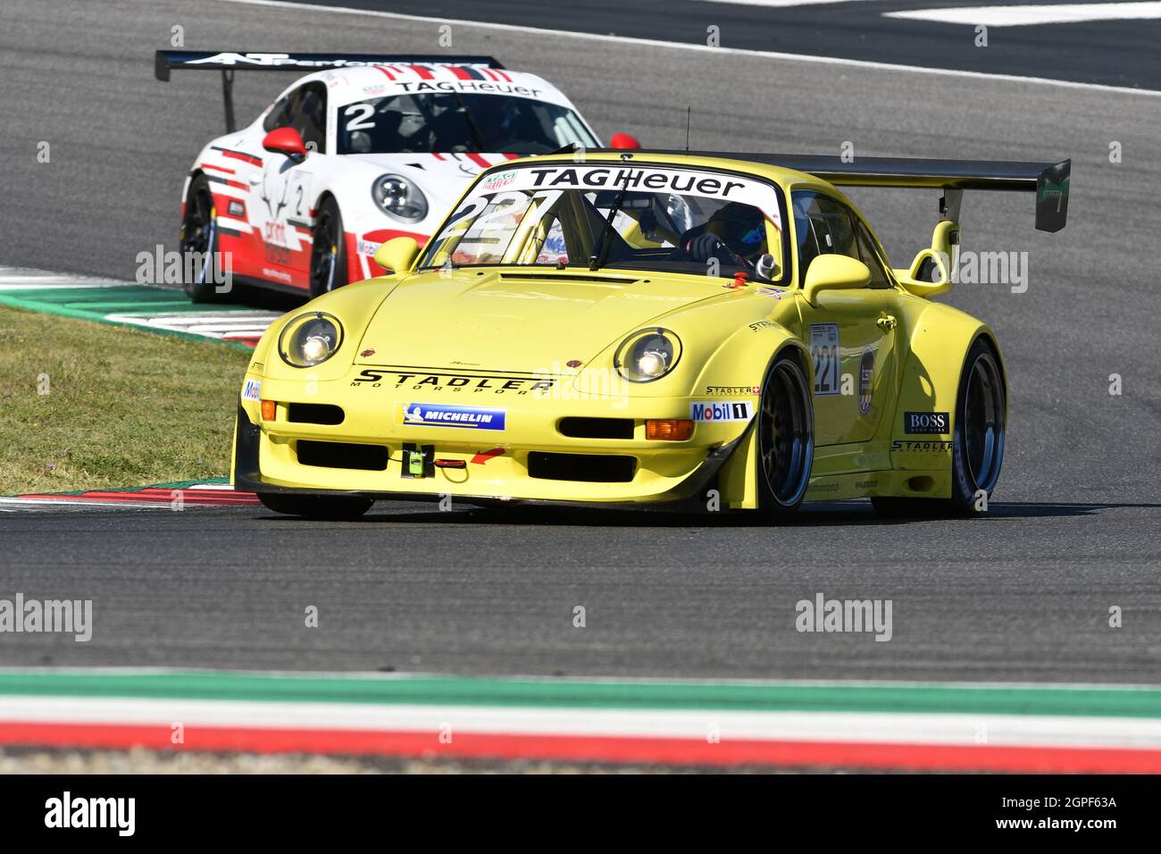 Mugello Circuit, Italy - 23 September 2021: Porsche 993 GT2 R in action ...