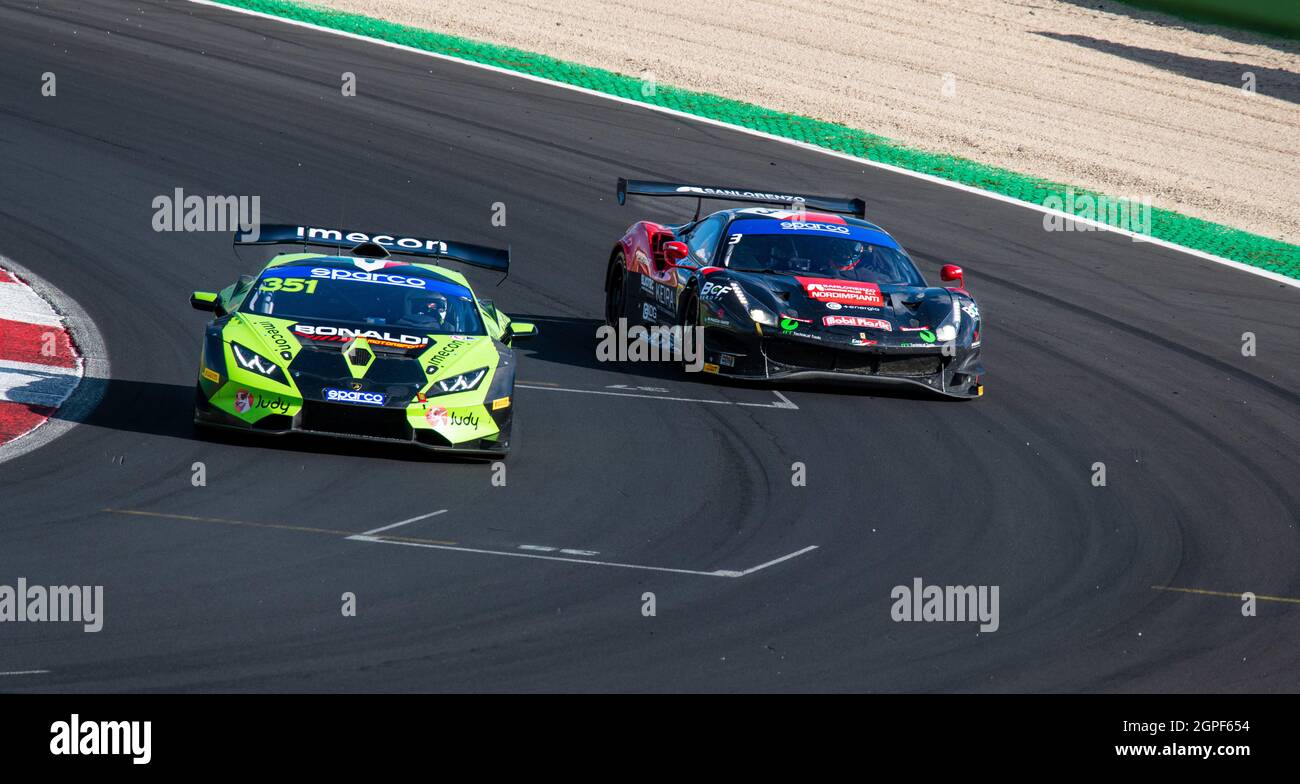 Vallelunga, italy september 19th 2021 Aci racing weekend. Scenic ...