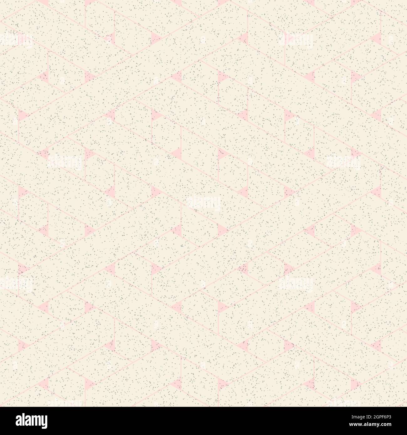 Computer-generated Hexagon Tile Connection art background design illustration Stock Vector