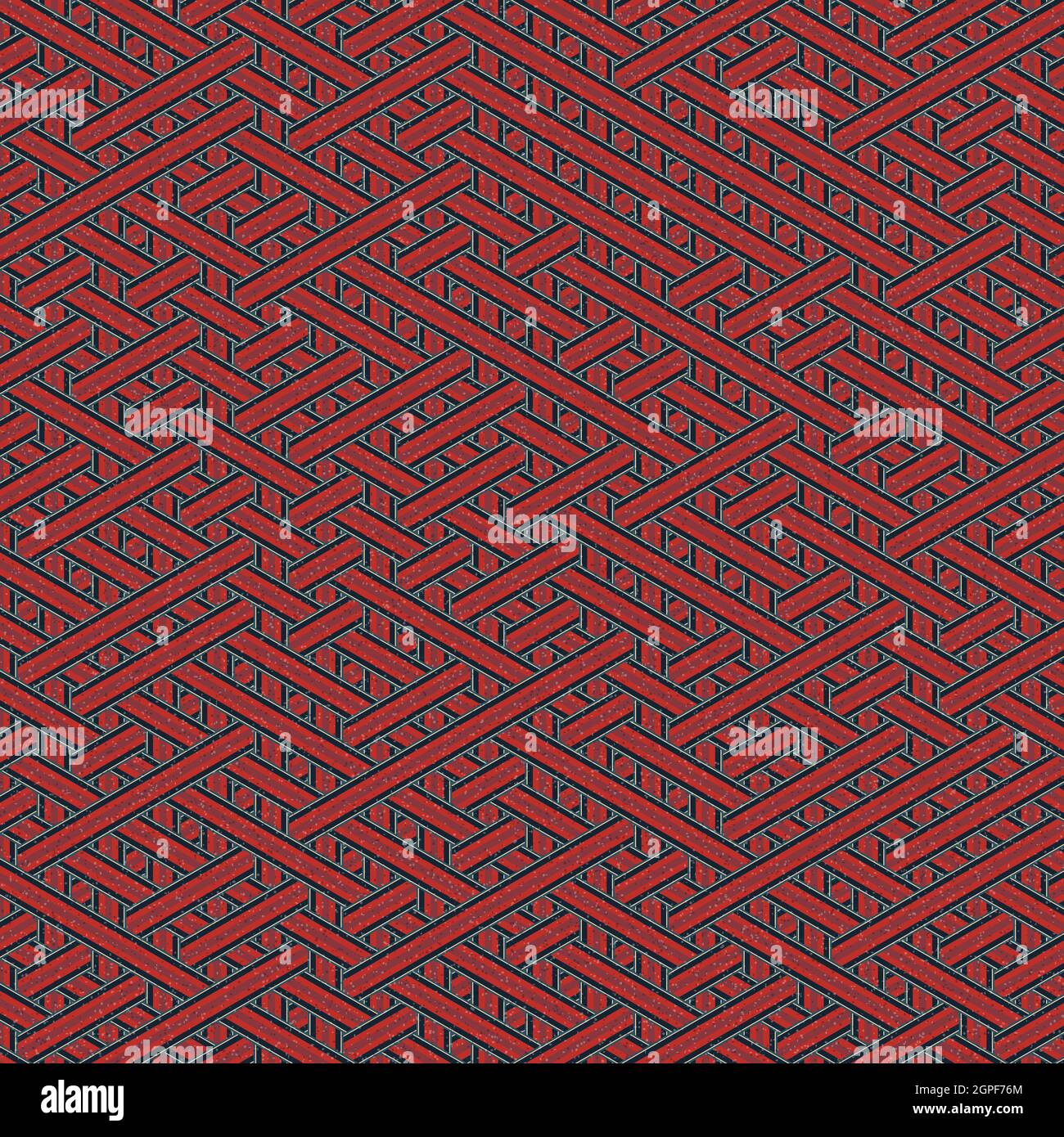 Computer-generated Hexagon Tile Connection art background design illustration Stock Vector