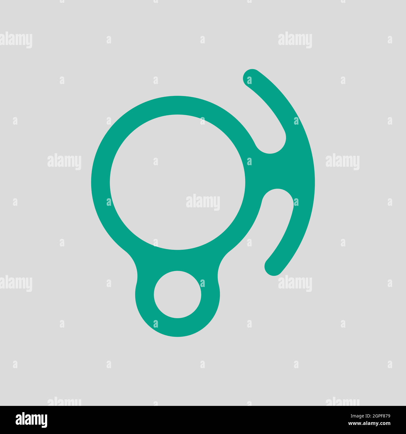 Alpinist Descender Icon Stock Vector Image & Art - Alamy