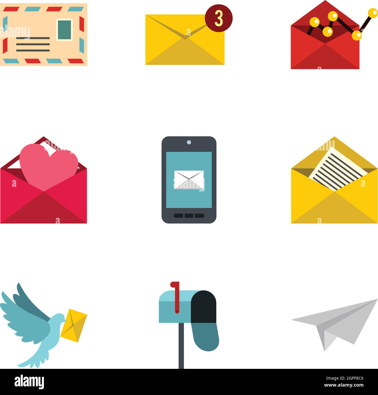 Via postage Stock Vector Images - Alamy