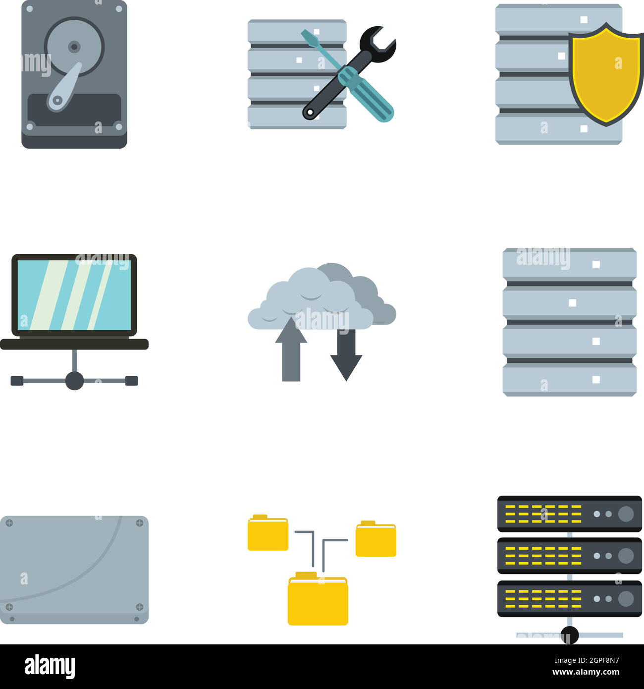 Data science icons hi-res stock photography and images - Alamy