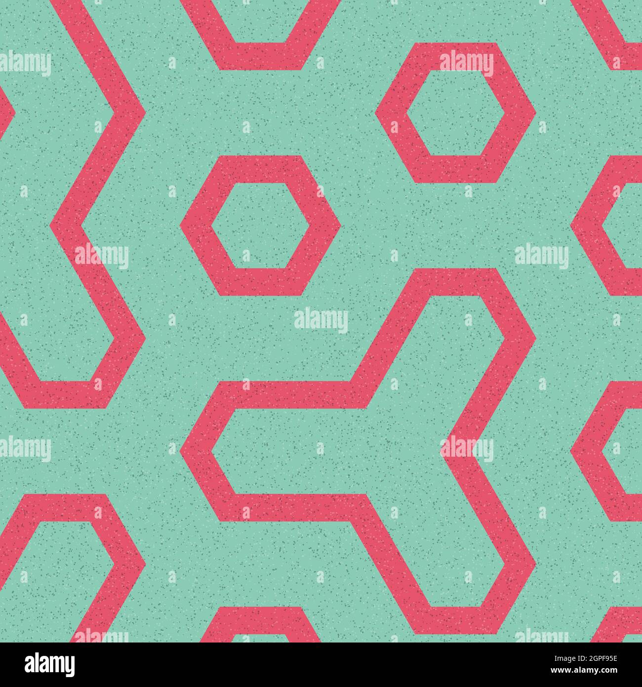 Computer-generated Hexagon Tile Connection art background design ...