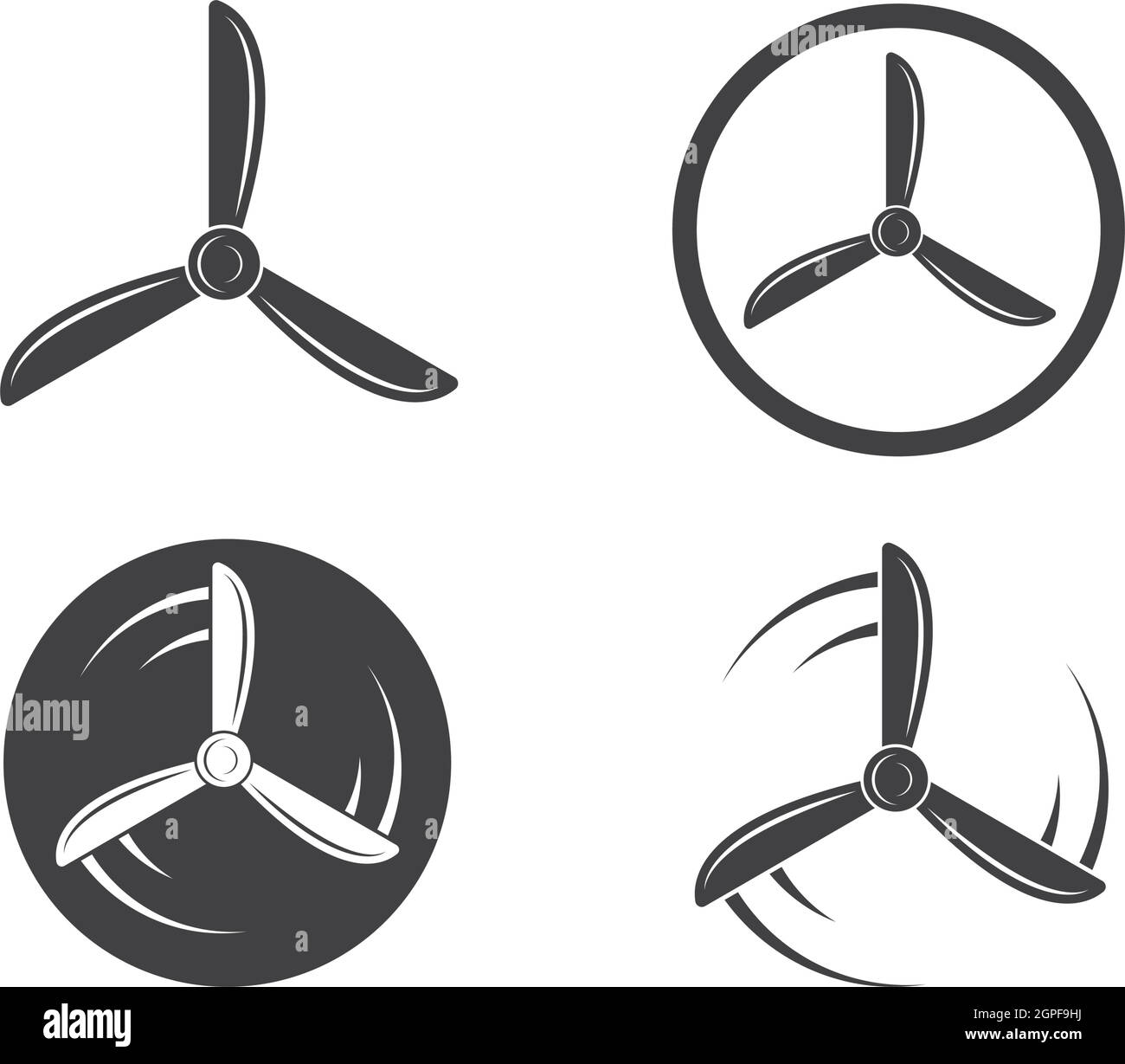 airplane propeller vector illustration design Stock Vector Image & Art ...