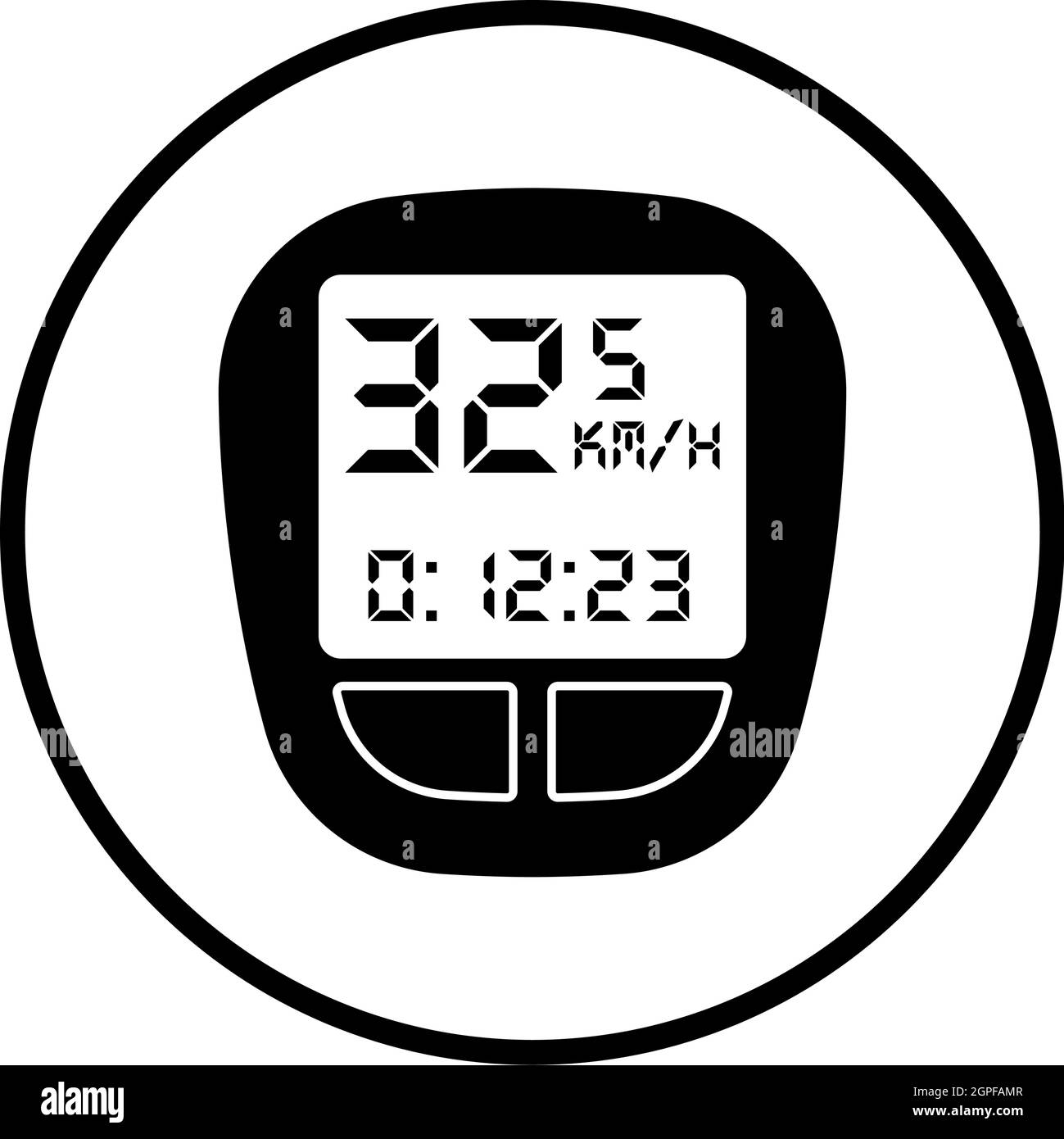 Bike Computer Icon Stock Vector Image & Art - Alamy