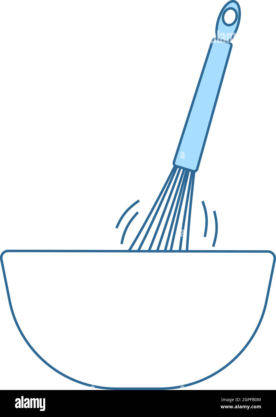 Corolla Mixing In Bowl Icon Stock Vector