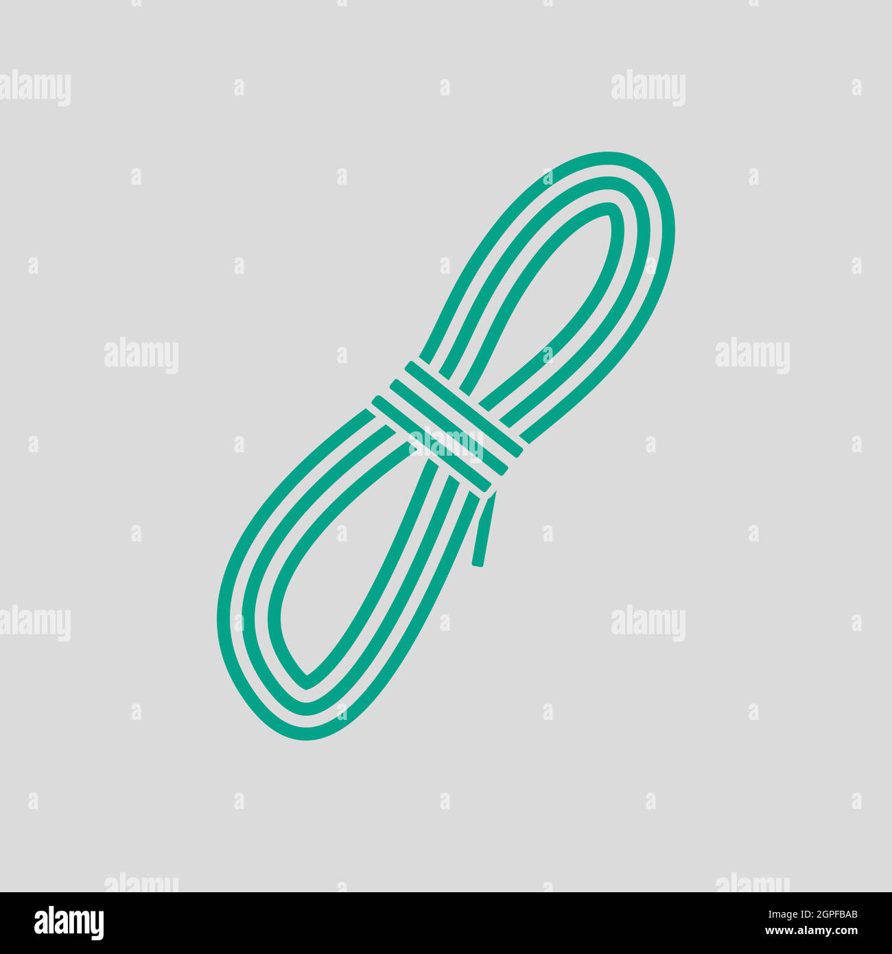 Climbing Rope Icon Stock Vector Image & Art Alamy
