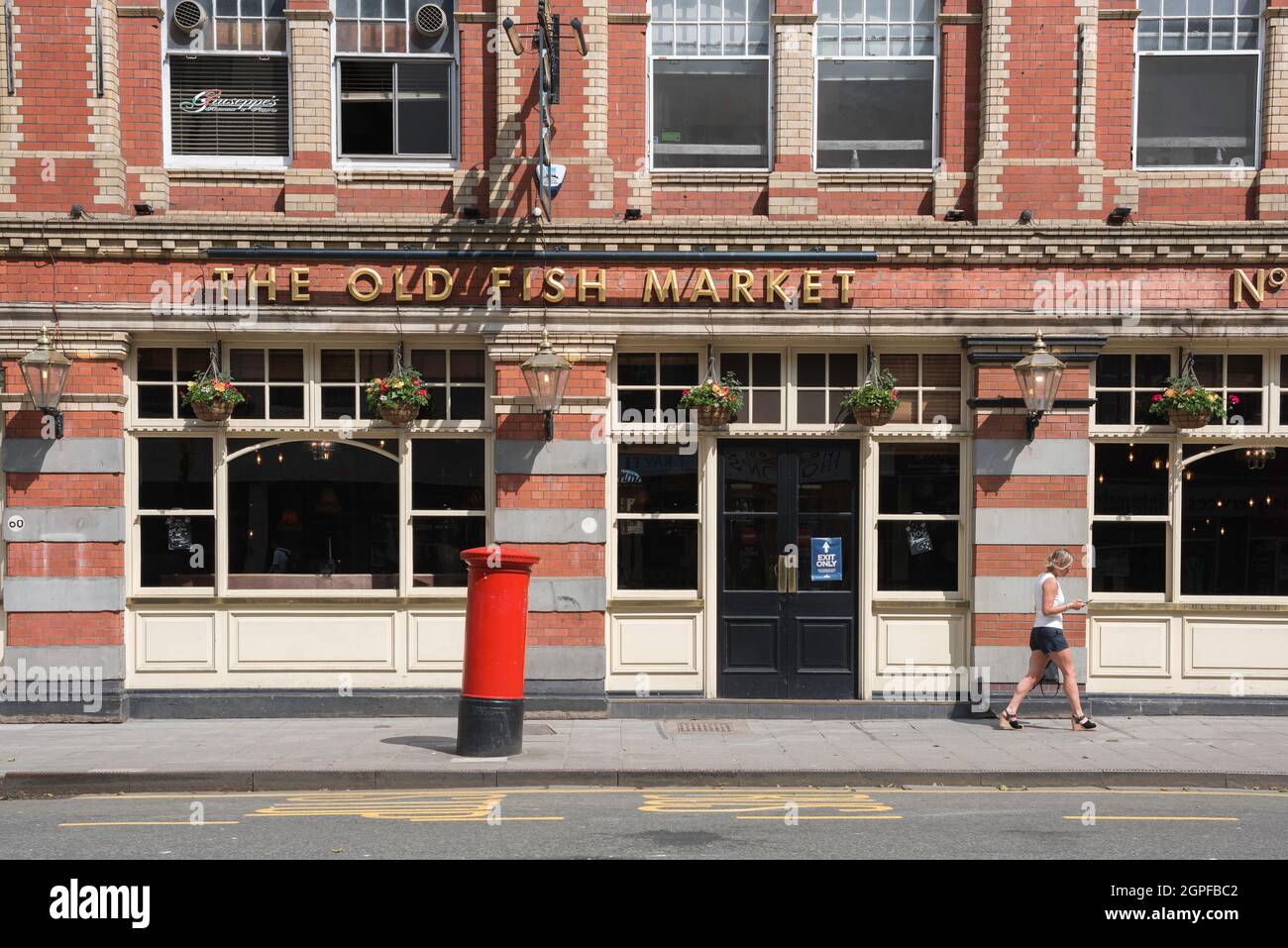 The Old Fish Market Bristol, view of the The Old Fish Market Pub and