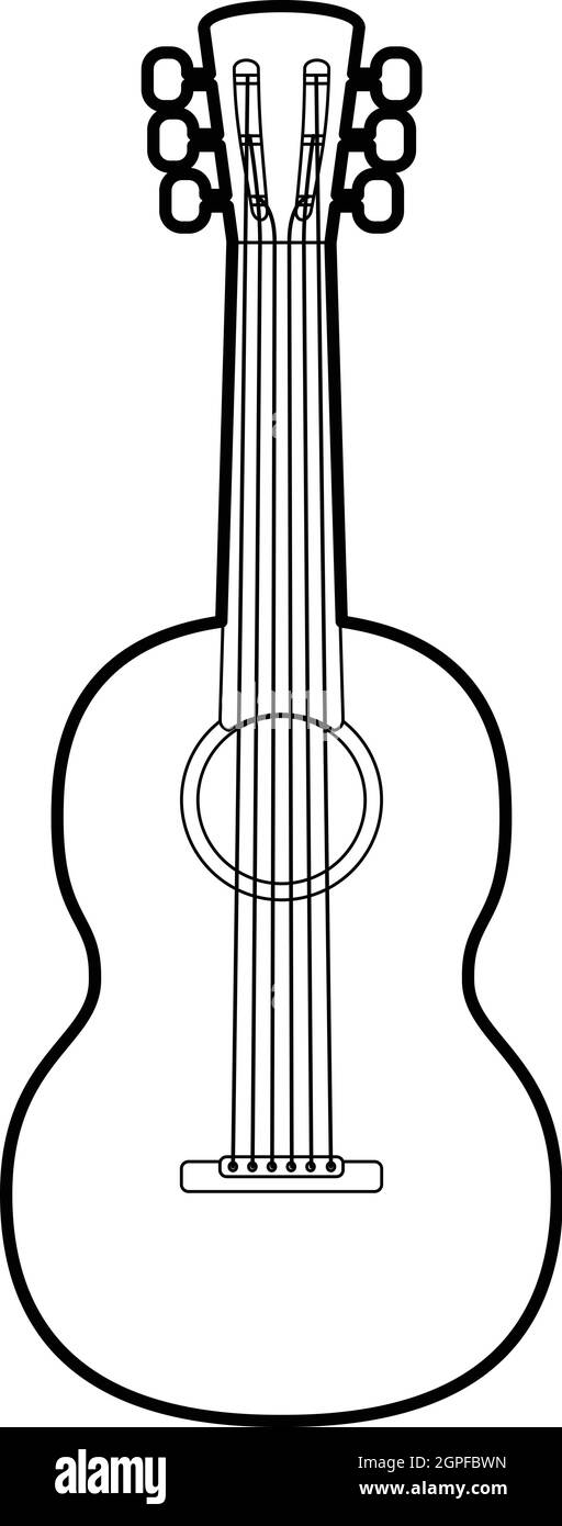 Guitar Logo Black And White Stock Photos & Images - Alamy