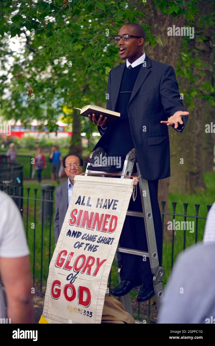 GREAT BRITAIN, LONDON, THE SPEAKER'S CORNER IN HYDE PARK IN LONDON ...