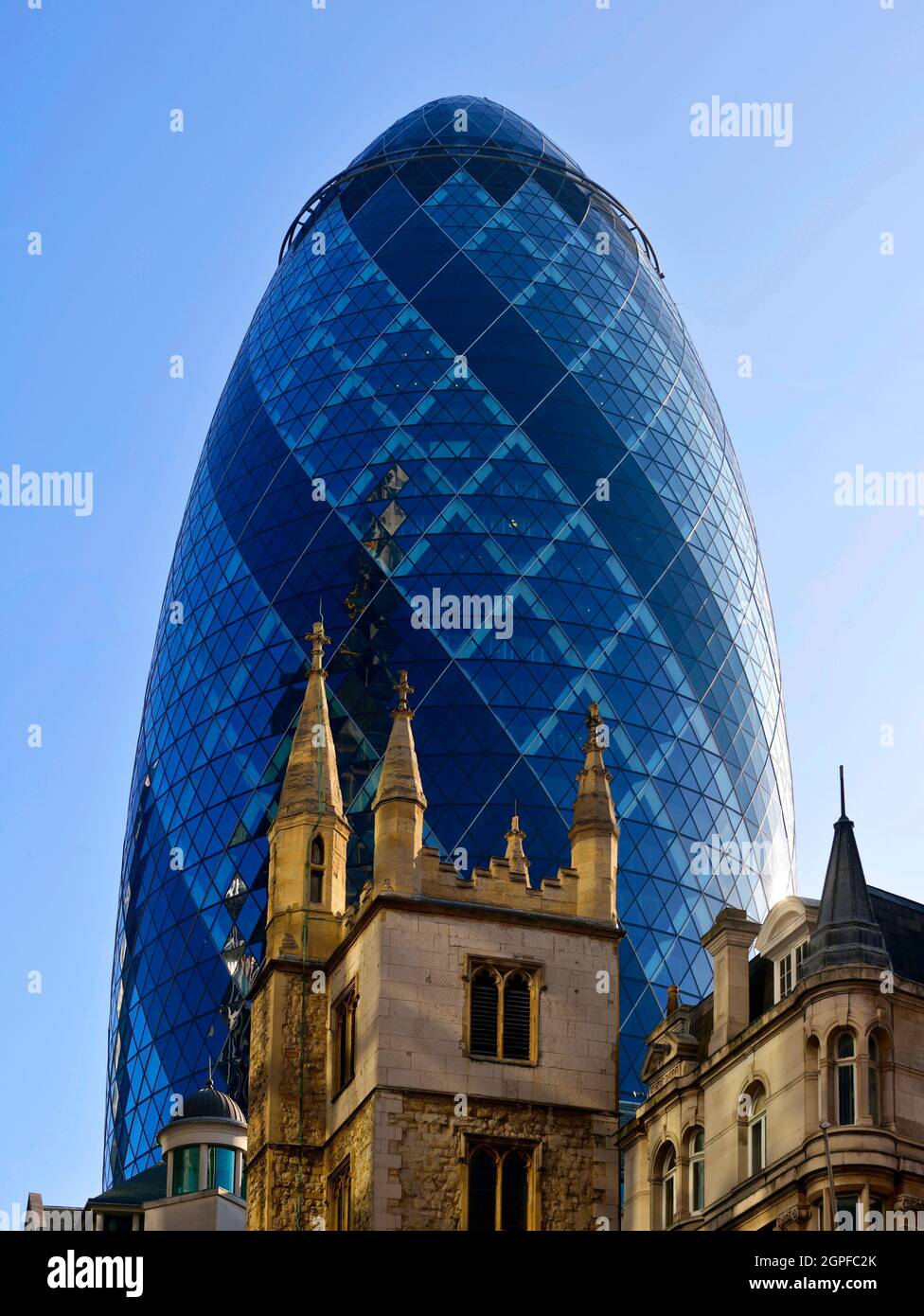 ENGLAND, LONDON, THE GHERKIN Stock Photo Alamy