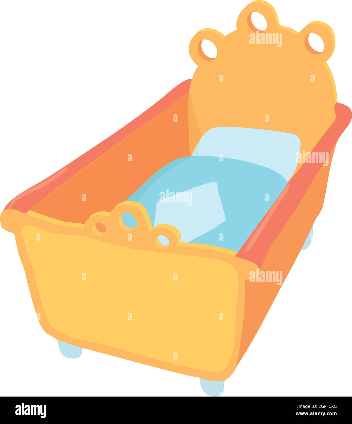 Baby cradle cartoon icon hi-res stock photography and images - Alamy