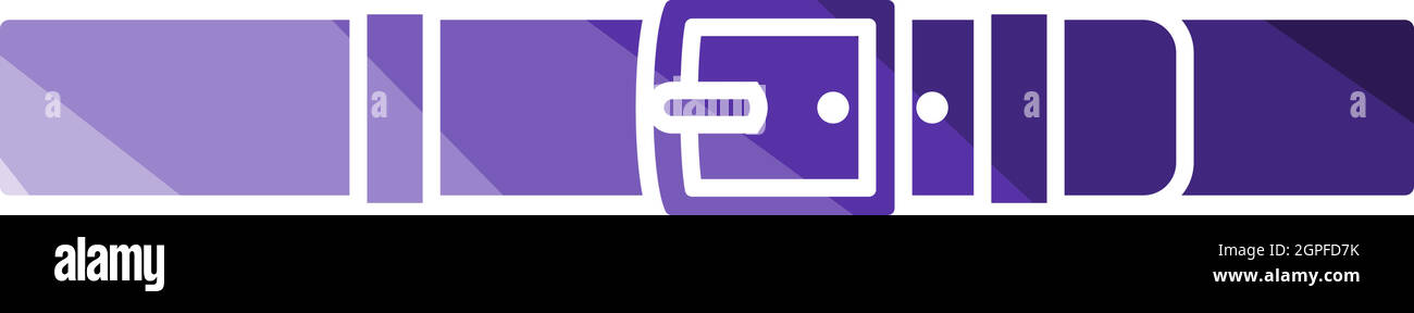 Trouser Belt Icon Stock Vector
