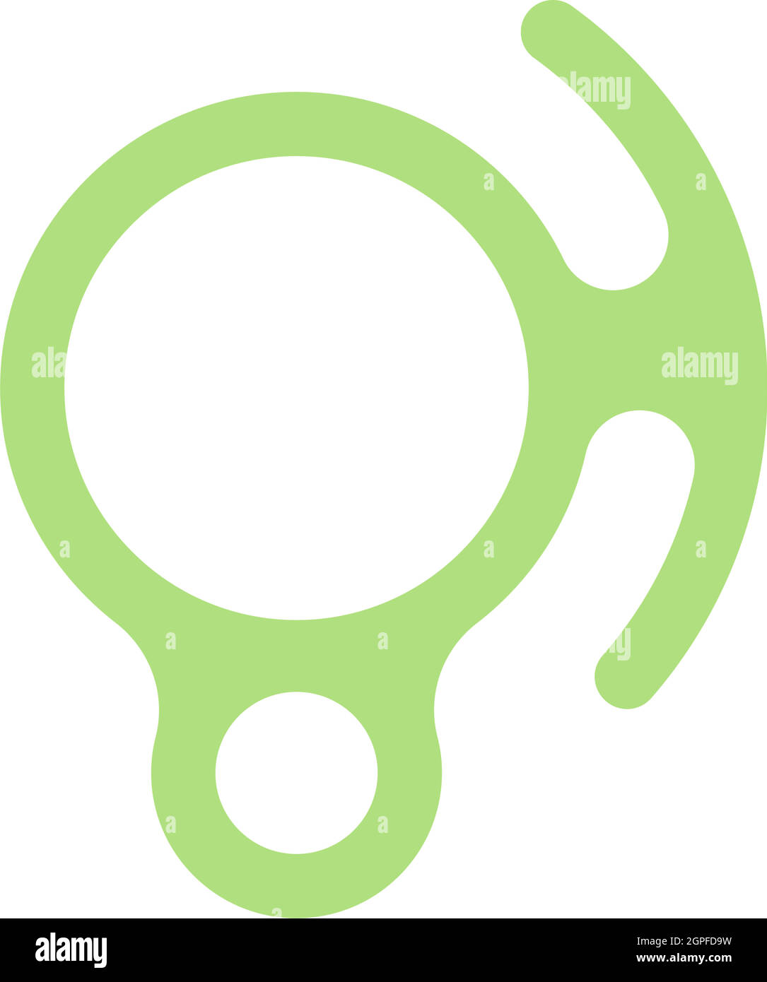 Alpinist Descender Icon Stock Vector Image & Art - Alamy