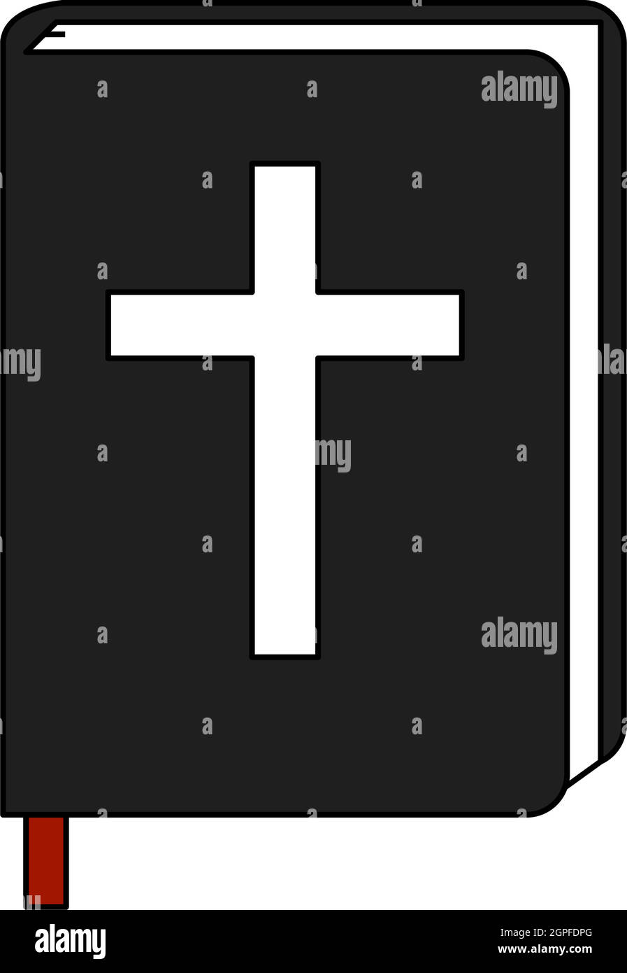 Holly Bible Icon Stock Vector