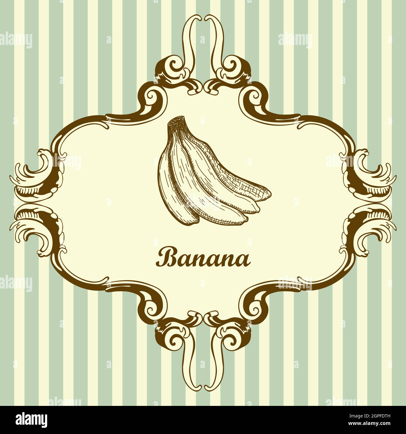 Icon Of Banana Stock Vector