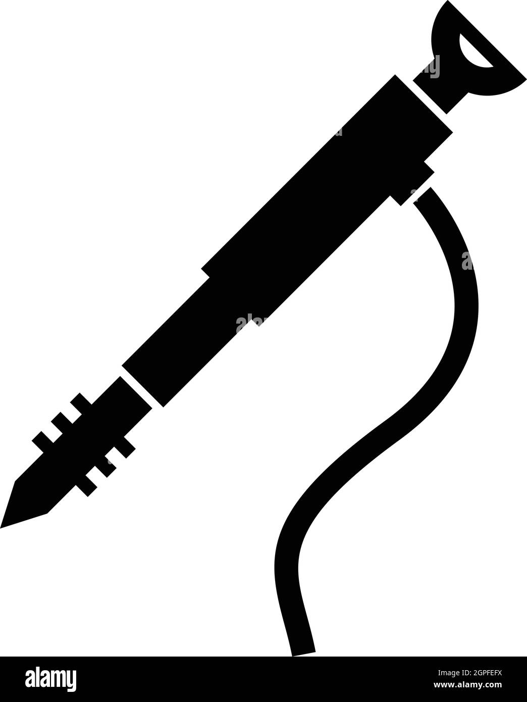 Jack hammer icon simple Stock Vector Images - Alamy