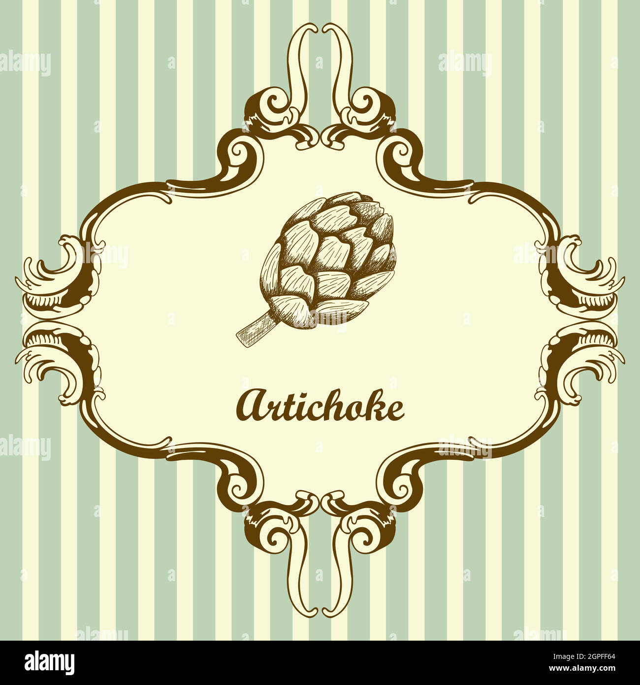 Artichoke Icon Stock Vector