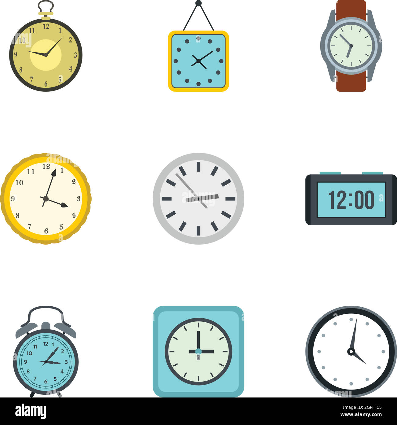 Vintage watch collection Stock Vector Images - Alamy